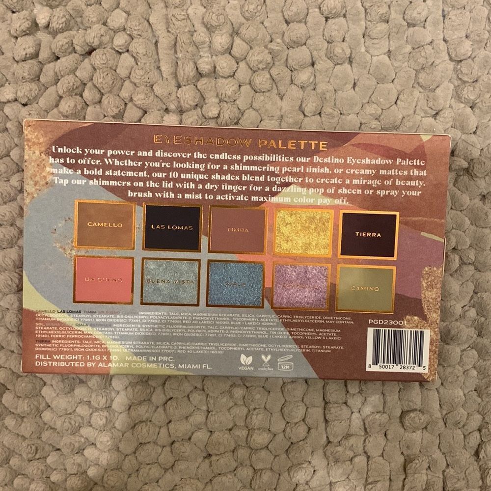 ALAMAR COSMETICS DESTINO EYESHADOW PALETTE - Picture 6 of 7